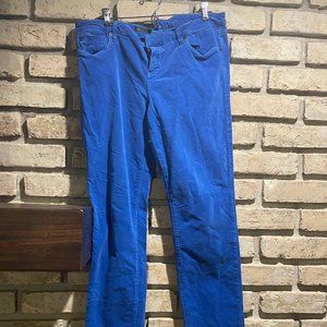 Kut from the Kloth Diana Stretch Corduroy Skinny - Bright Blue